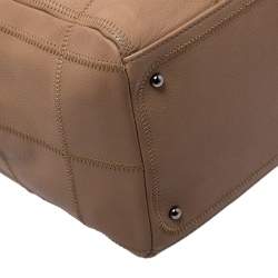 مملوكة مسبقًا حقيبة باولر شانيل جلد كافيار مبطنة مربعة صغيرى