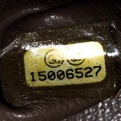 Pre Owned Chanel Brown Quilted Patent Leather Reissue 2.55 Classic 227 Flap Bag