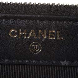 Chanel Black/Gold Croc Embossed Leather Graffiti Reissue WOC