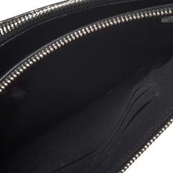Chanel Black/Gold Croc Embossed Leather Graffiti Reissue WOC
