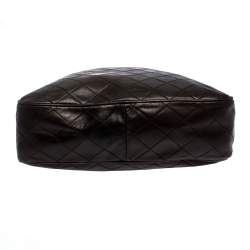 مملوكة مسبقًا Chanel Dark Brown Quilted Leather Tassel Vintage Camera Bag