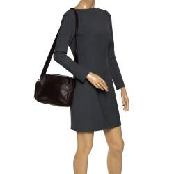 مملوكة مسبقًا Chanel Dark Brown Quilted Leather Tassel Vintage Camera Bag