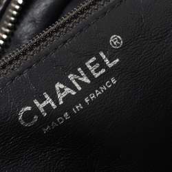Pre Owned Chanel Grey Quilted Leather Large Reissue Camera Bag