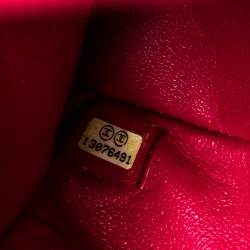 Pre Owned حقيبة شانيل "ماكسي كلاسيك" بقلاب واحد جيرسيه مبطن أرجواني