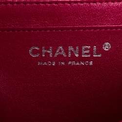 مملوكة مسبقًا حقيبة شانيل "جامبو كلاسيك" قلاب واحد جيرسيه مبطن وردي