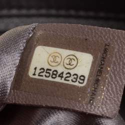 Pre Owned Chanel White Quilted Leather Chain Mail Bag