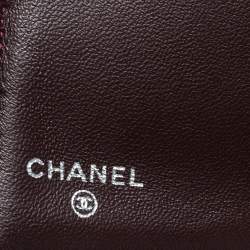 مملوكة مسبقًا محفظة شانيل "كلاسيك" قلاب جلد مبطن أسود