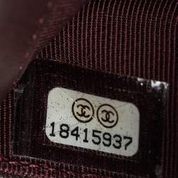 مملوكة مسبقًا محفظة شانيل "كلاسيك" قلاب جلد مبطن أسود