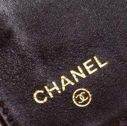 مملوكة مسبقًا Chanel Black Quilted Caviar Leather L-Zip Wallet