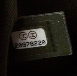 Pre Owned حقيبة شانيل بوي جلد كريمي مبطن متوسطة