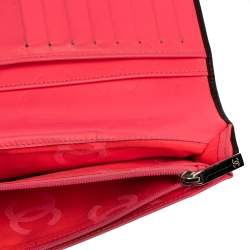 Chanel Black Leather Cambon Ligne Bifold Wallet
