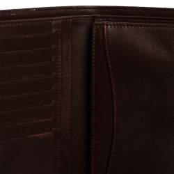 Pre Owned Chanel Black Quilted Leather L Yen Continental Wallet