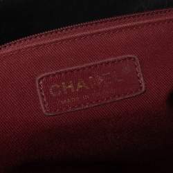 Pre Owned Chanel Black Quilted Aged Leather Pondicherry Flap Bag