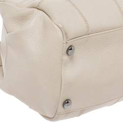 مملوكة مسبقًا حقيبة ساتشل شانيل شعار جلد مبطنة شوكو بار بيج فاتحة 