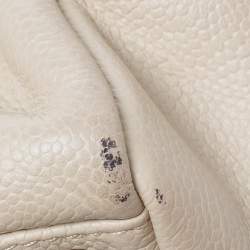 مملوكة مسبقًا حقيبة ساتشل شانيل شعار جلد مبطنة شوكو بار بيج فاتحة 