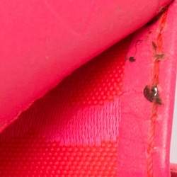 Pre Owned محفظة شانيل كامبون لايغن طية مزدوجة جلد سوداء