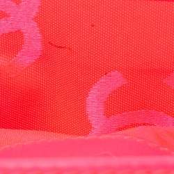 Pre Owned محفظة شانيل كامبون لايغن طية مزدوجة جلد سوداء