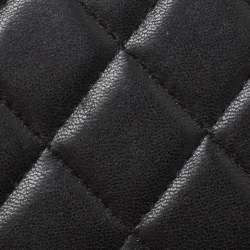 Pre Owned محفظة كونتيننتال شانيل أل ين جلد كافيار مبطنة سوداء