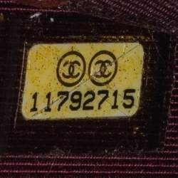 Pre Owned محفظة كونتيننتال شانيل أل ين جلد كافيار مبطنة سوداء