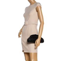 مملوكة مسبقًا Chanel Black Quilted Caviar Leather Timeless Clutch