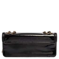 Pre Owned Chanel Black Patent Leather Reissue Shoulder Bag