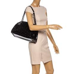 Pre Owned حقيبة شانيل "جست مادموازيل بولر" متوسطة جلد مبطن أسود