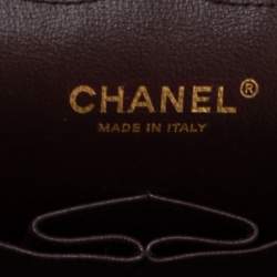 Pre Owned Chanel Black Quilted Caviar Leather Jumbo Classic Double Flap Bag