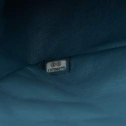 مملوكة مسبقًا حقيبة شانيل "جامبو كلاسيك" قلاب واحد جلد مبطن أومبري بيج و أزرق