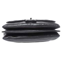 مملوكة مسبقًا Chanel Black Leather Paris Shanghai Camellia Flap Bag