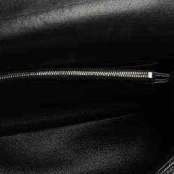 Pre Owned Chanel Black Python Medium Coco Top Handle Bag