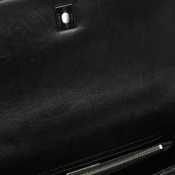 Pre Owned Chanel Black Python Medium Coco Top Handle Bag
