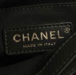 مملوكة مسبقًا Chanel Green Leather Mini Neo Executive Shopping Tote