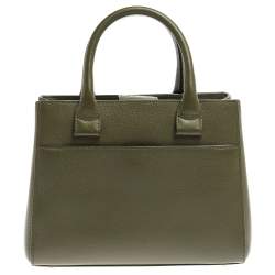 مملوكة مسبقًا Chanel Green Leather Mini Neo Executive Shopping Tote
