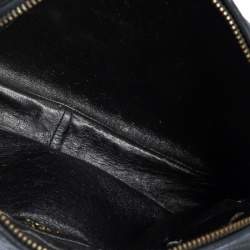 مملوكة مسبقًا Chanel Navy Blue Diamond Quilted Leather Vintage CC Camera Tassel Bag