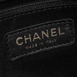 مملوكة مسبقًا Chanel Black Chevron Quilted Leather Large Surpique Tote