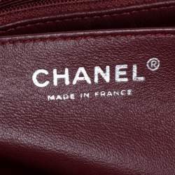 Pre Owned Chanel Red Quilted Leather Jumbo Classic Single Flap Shoulder Bag