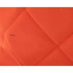 Pre Owned Chanel Orange Nylon Chain Bag