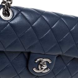 مملوكة مسبقًا Chanel Blue Leather 31 Rue Cambon Flap Bag