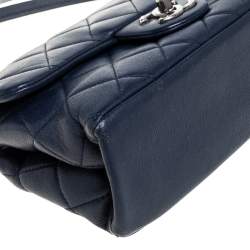 مملوكة مسبقًا Chanel Blue Leather 31 Rue Cambon Flap Bag