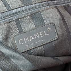 Pre Owned حقيبة شانيل "ديسك بون بون" جلد فيروزي