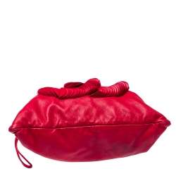 Pre Owned حقيبة شانيل "ديسك بون بون" جلد فيروزي