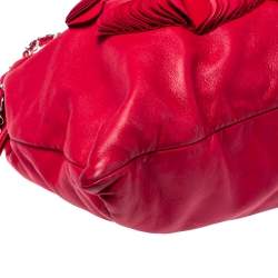 Pre Owned حقيبة شانيل "ديسك بون بون" جلد فيروزي