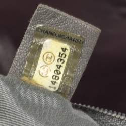 مملوكة مسبقًا Chanel Plum Quilted Nylon Medium Tweed on Stitch Bubble Flap Shoulder Bag