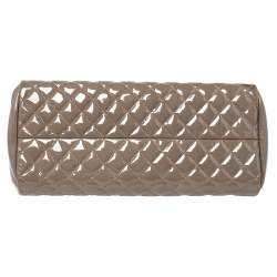 Pre Owned حقيبة شانيل جست مادموازيل بولر متوسطة جلد مبطنة بيج داكنة 