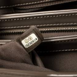 Pre Owned حقيبة شانيل جست مادموازيل  بولر متوسطة جلد مبطنة بيج داكنة 