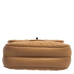 Pre Owned Chanel Beige Caviar Leather Medium Urban Companion Flap Bag