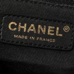 مملوكة مسبقًا Chanel Black Quilted Leather Cloudy Bundle Bowler Bag