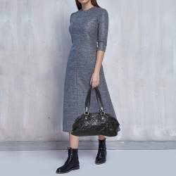 مملوكة مسبقًا Chanel Black Quilted Leather Cloudy Bundle Bowler Bag