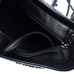 Pre Owned Chanel Black Aged Quilted Leather Small Gabrielle Bag