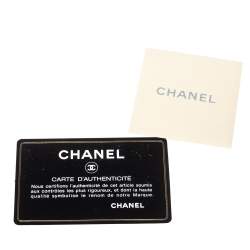 Pre Owned Chanel Red Quilted Patent Leather CC Brilliant Wallet